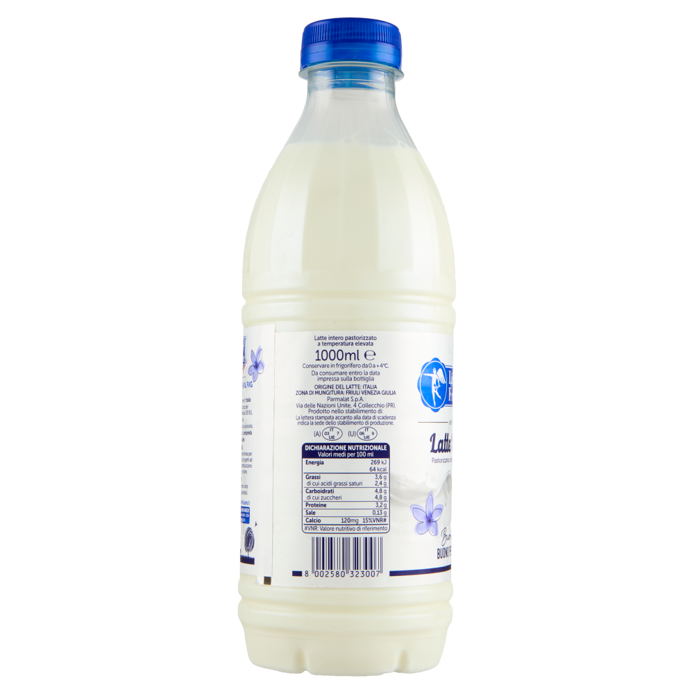 Latterie Friulane Latte Intero Pastorizzato a temperatura elevata 1000 ml