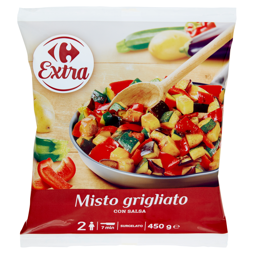 Carrefour Extra Misto grigliato con Salsa Surgelato 450 g