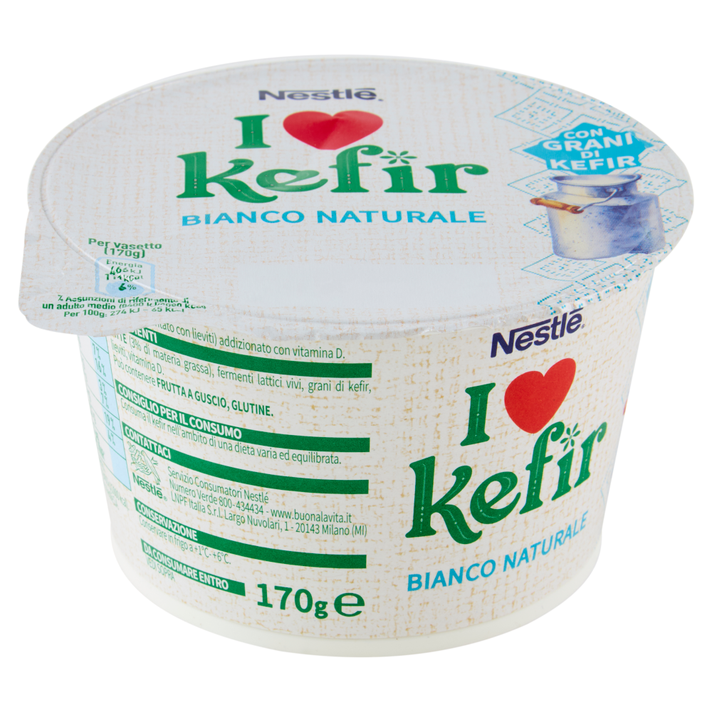 NESTL&Eacute; I Love kefir Bianco Naturale 170g
