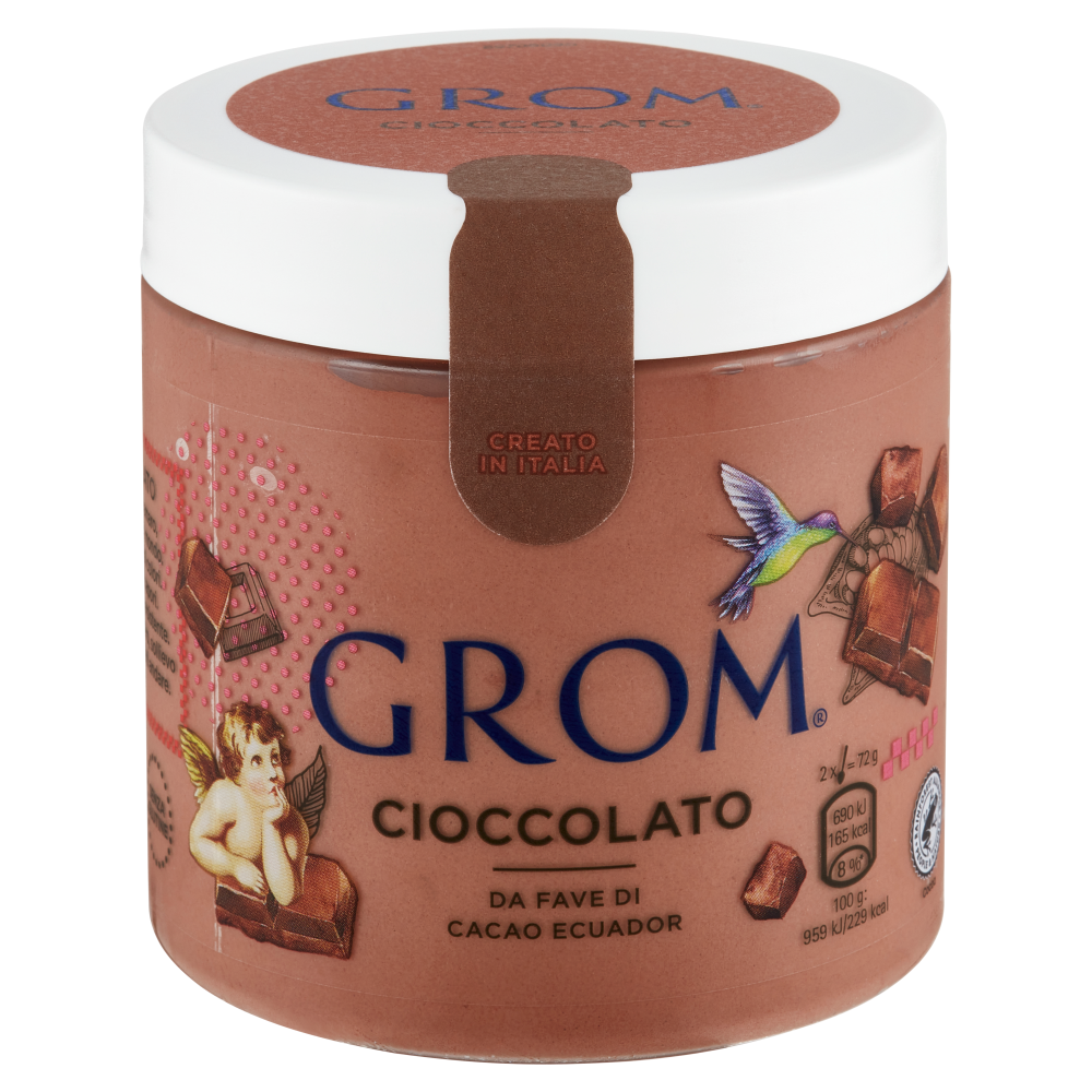 Grom Cioccolato da Fave di Cacao Ecuador 336 g