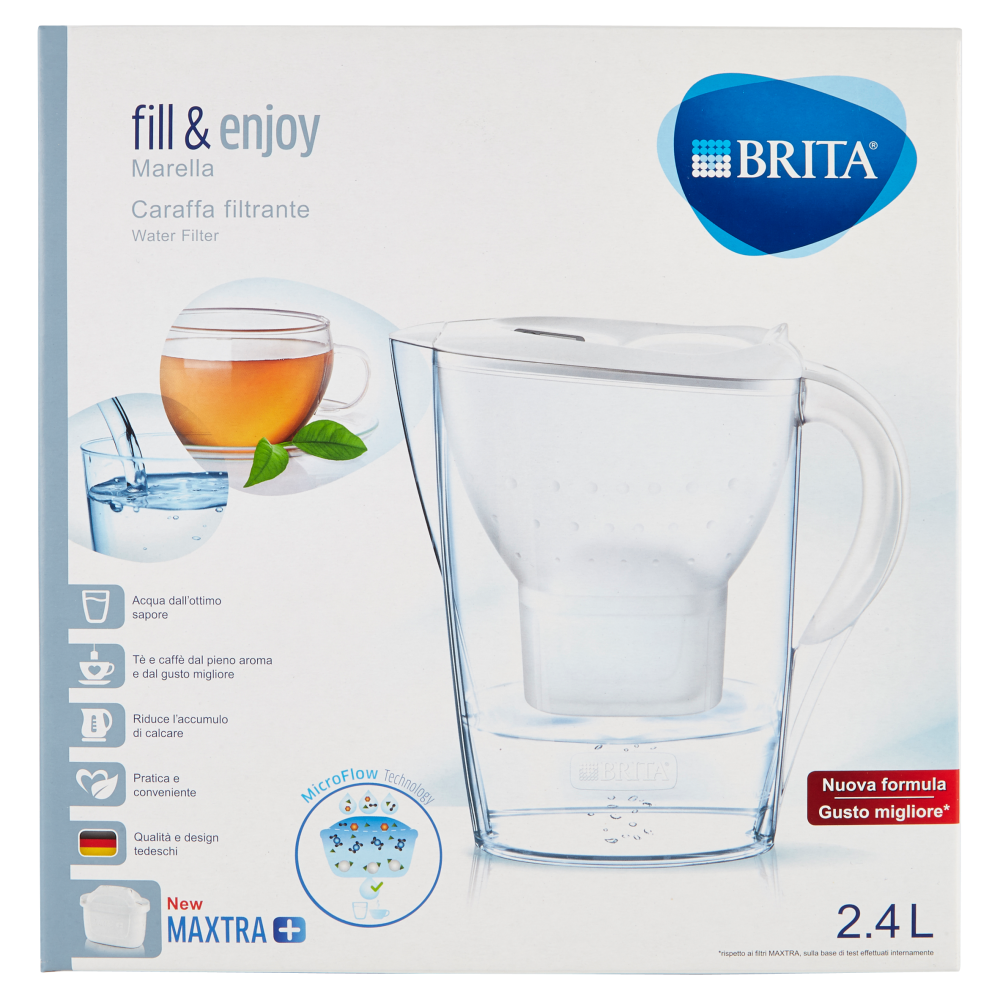 Brita fill & enjoy Marella Caraffa filtrante Maxtra+ 2.4 L
