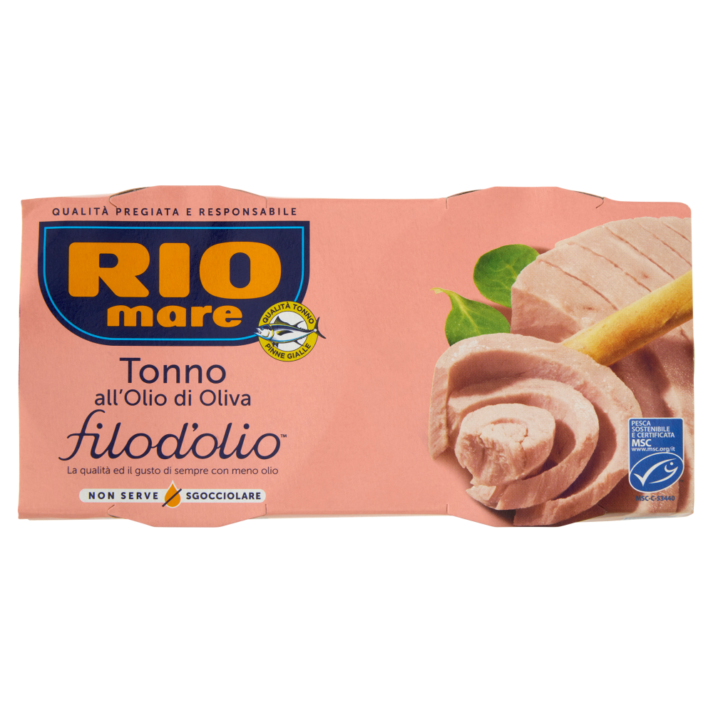 Rio mare Tonno all'Olio di Oliva filod'olio 2 x 120 g