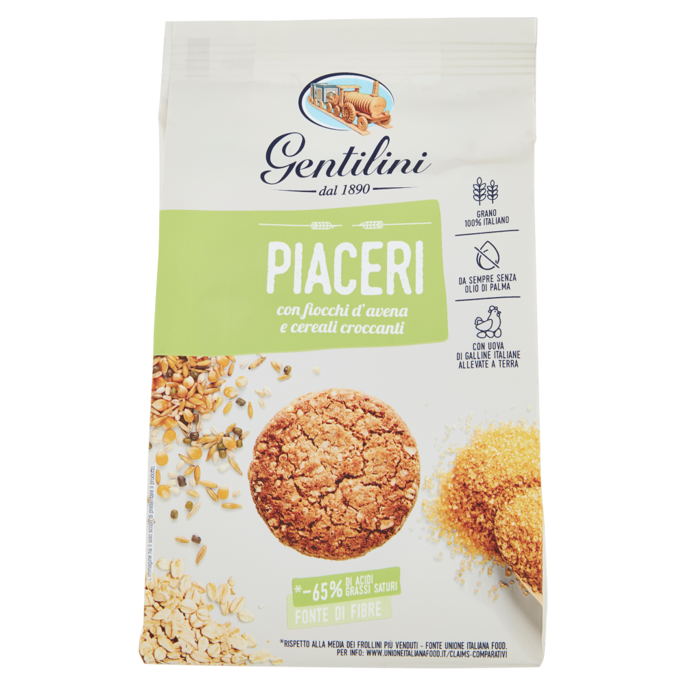 Gentilini Piaceri con fiocchi d'avena e cereali croccanti	330 g