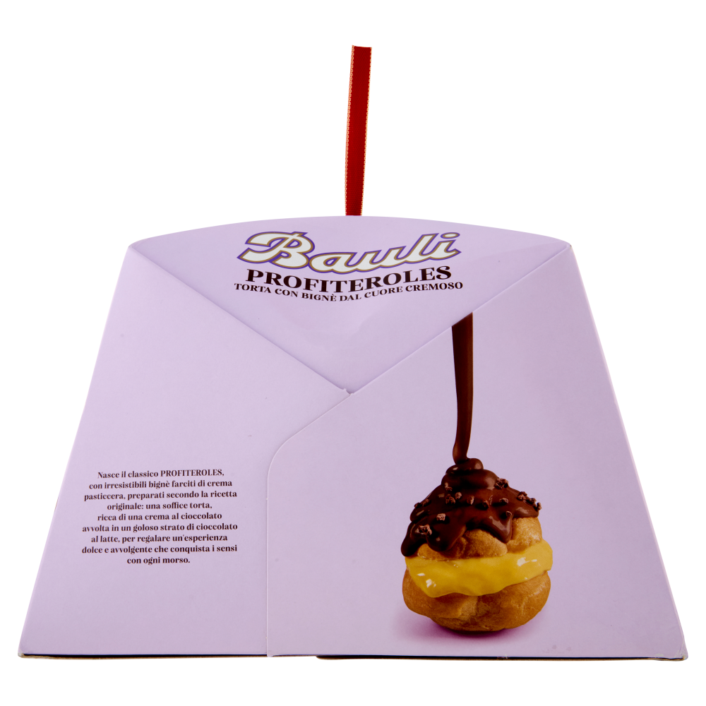Bauli Profiteroles Torta con Bignè dal Cuore Cremoso 820 g