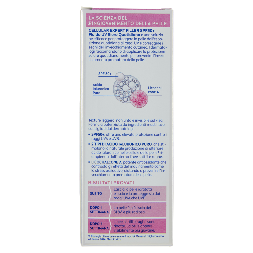 Nivea Cellular Expert Filler SPF 50+ Fluido UV Siero Quotidiano 30 ml