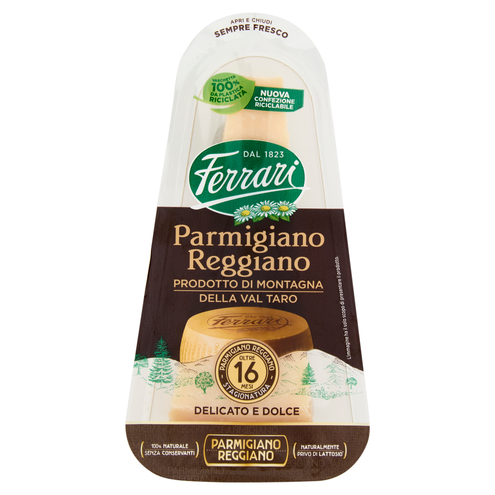 Ferrari Parmigiano Reggiano DOP Prodotto di Montagna Oltre 16 Mesi 150 g