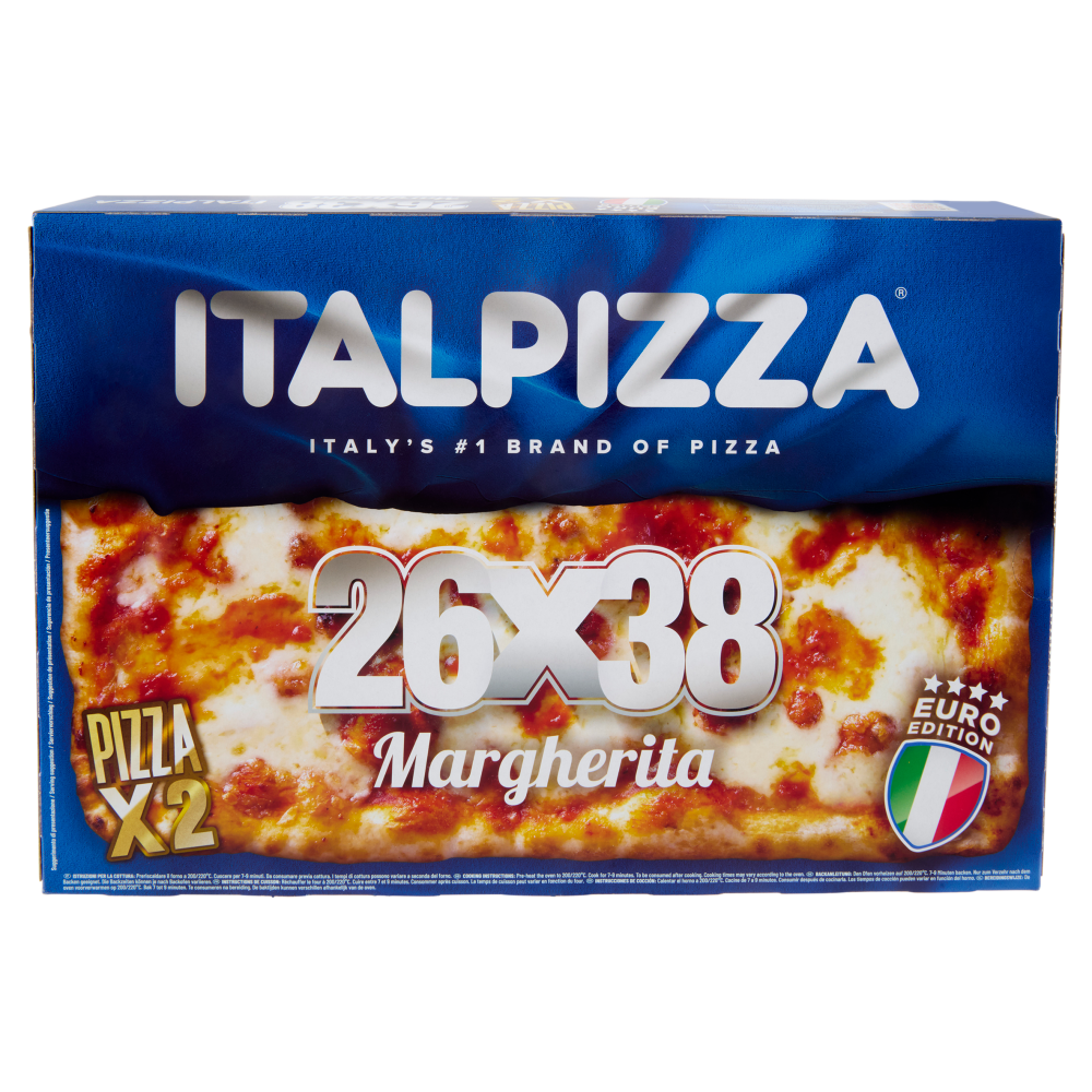 Italpizza 26x38 Margherita 2 x 485 g