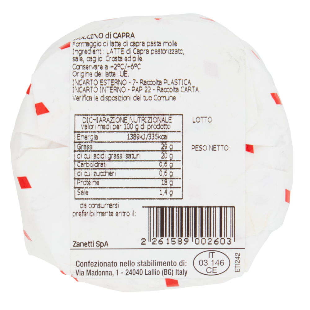 Zanetti Dolcino di Capra