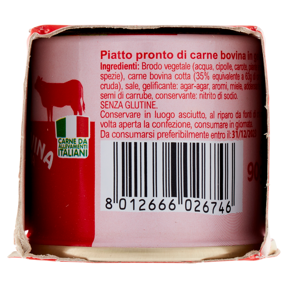 Carrefour Classic Carne Bovina in Gelatina 3 x 90 g