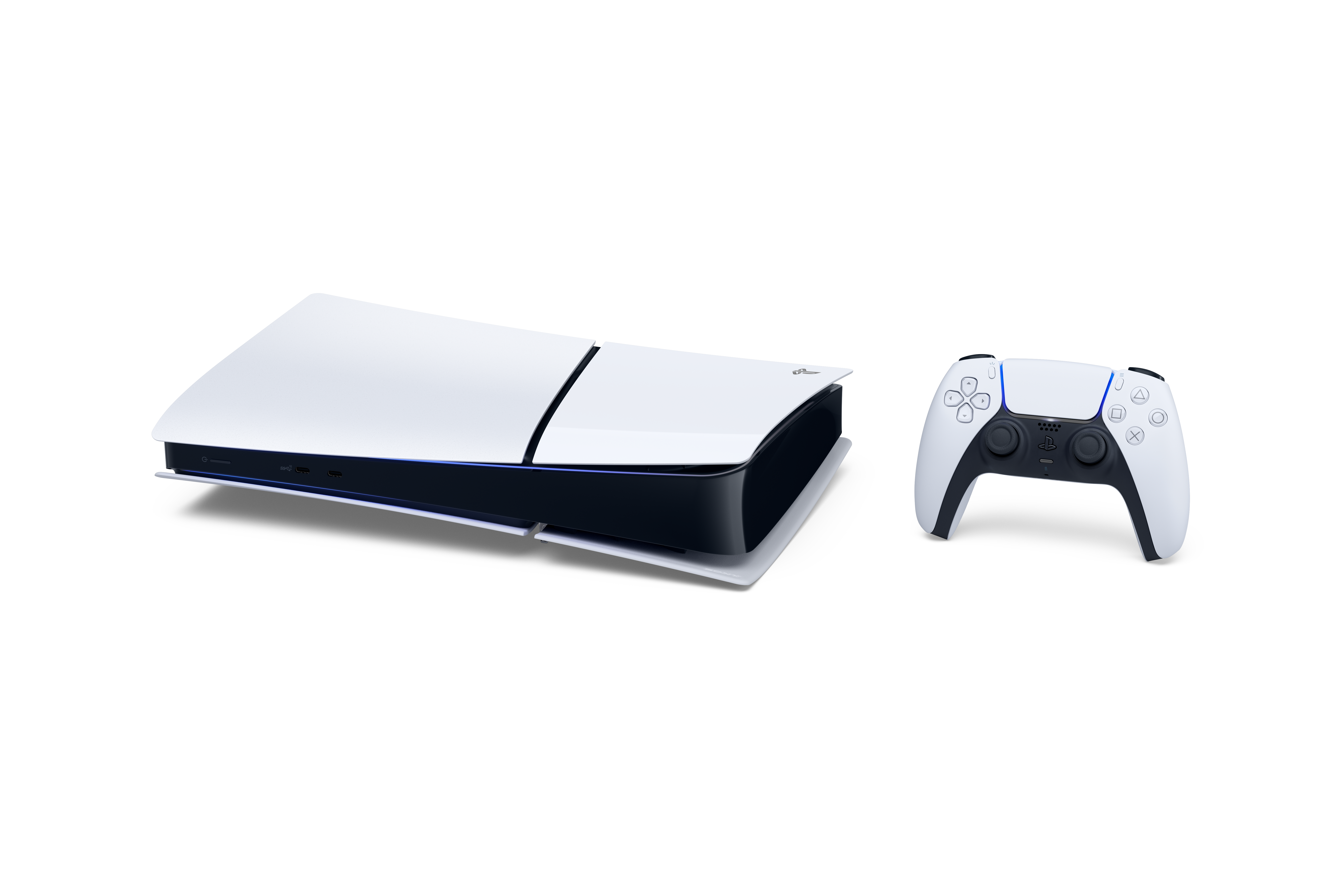 Sony PlayStation 5 Digital Edition 825 GB Wi-Fi Nero, Bianco