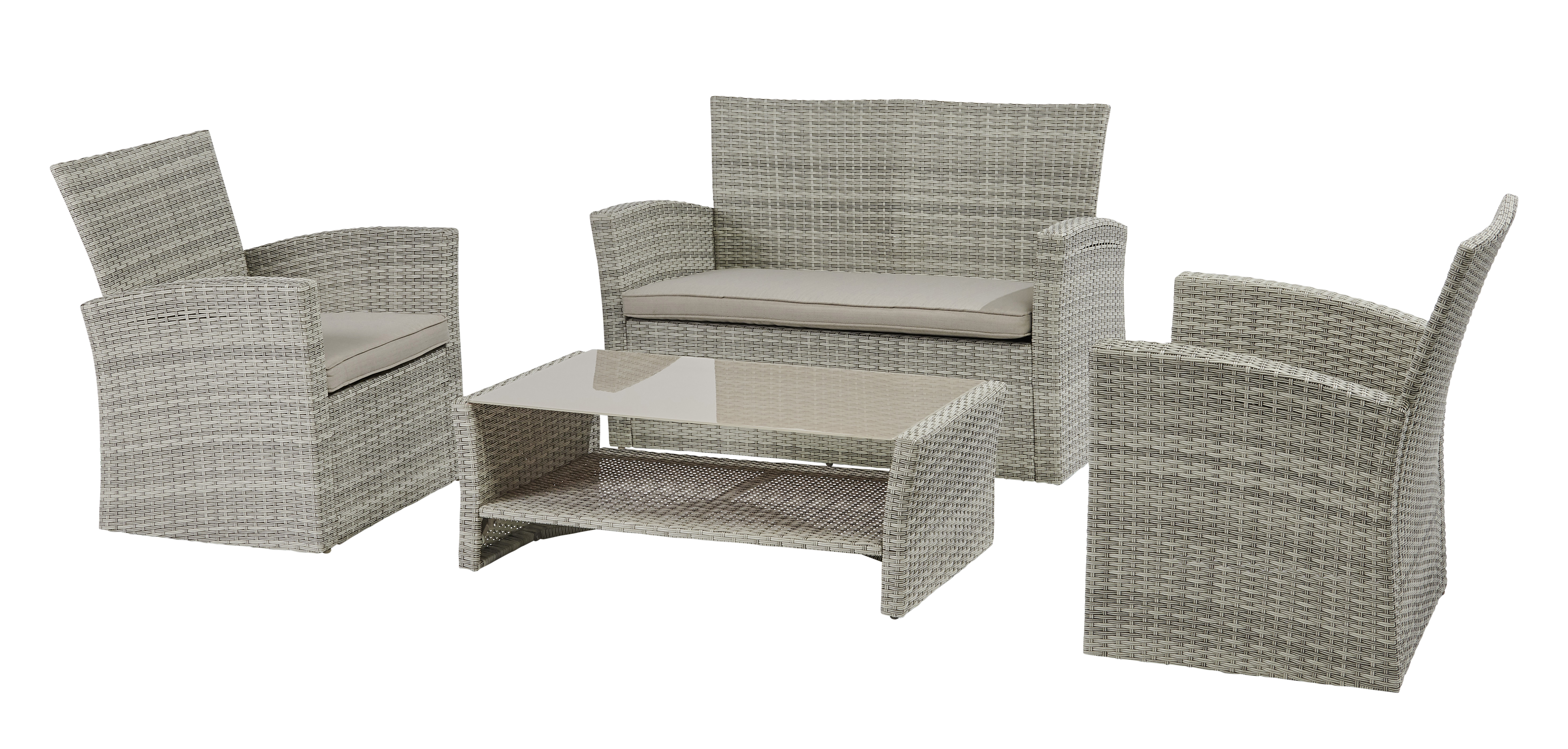 Carrefour Coffee Set Wicker Ouv&eacute;a