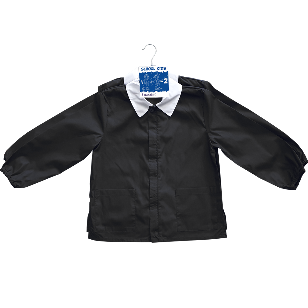 School Kids Confezione 2 Casacche Scuola Nero Mis 11/12 Anni