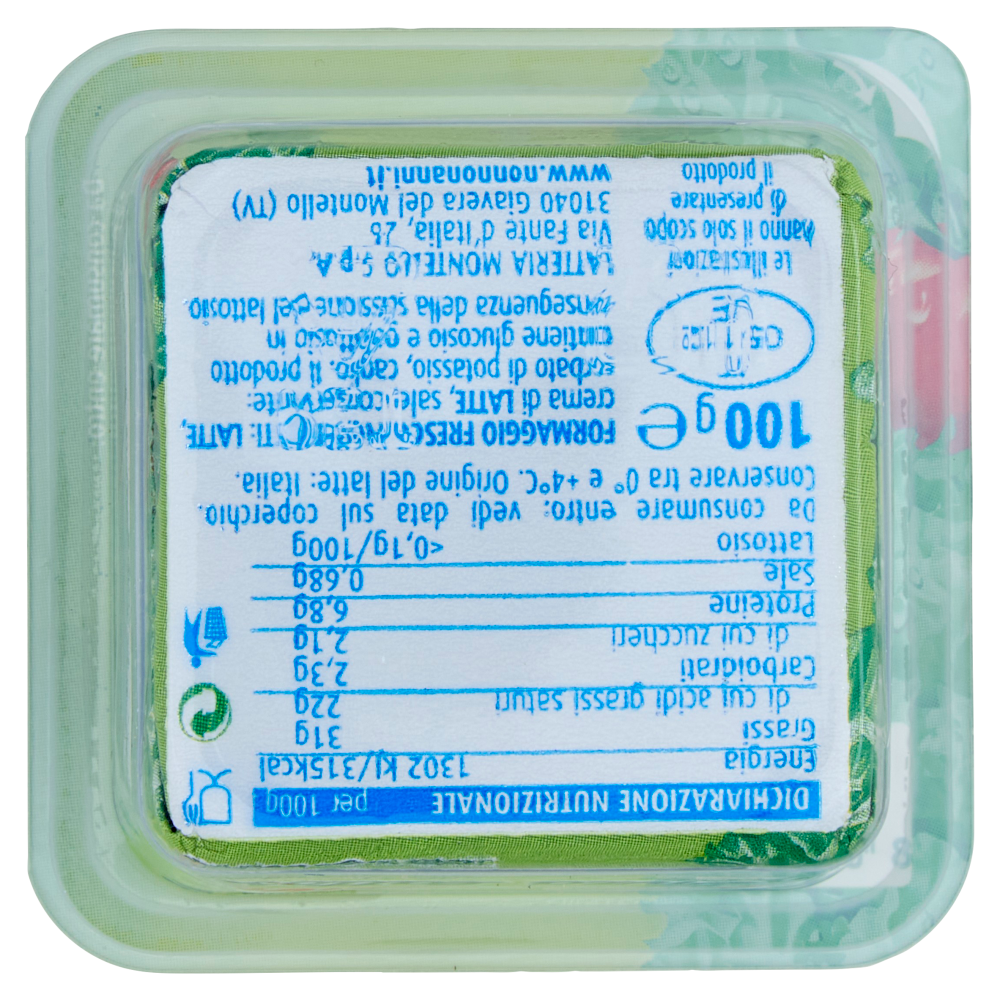 Nonno Nanni Robiola senza lattosio 100 g