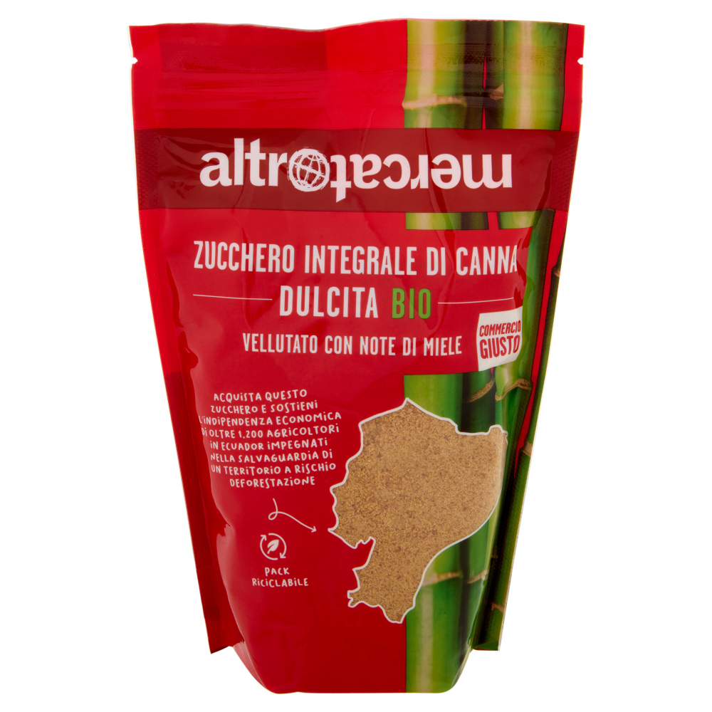 altromercato Zucchero Integrale di Canna Dulcita Bio 500 g