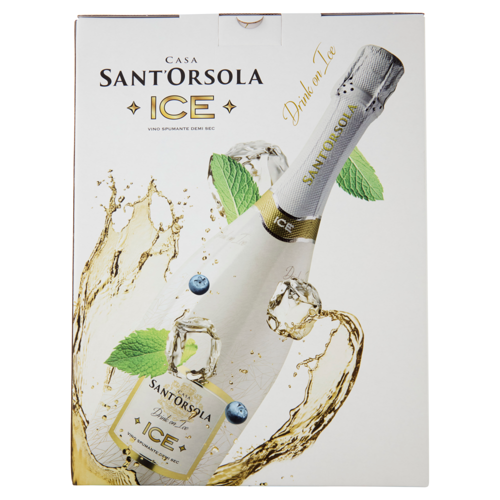 Casa Sant'Orsola Ice Vino Spumante Demi Sec 750 ml + Calice