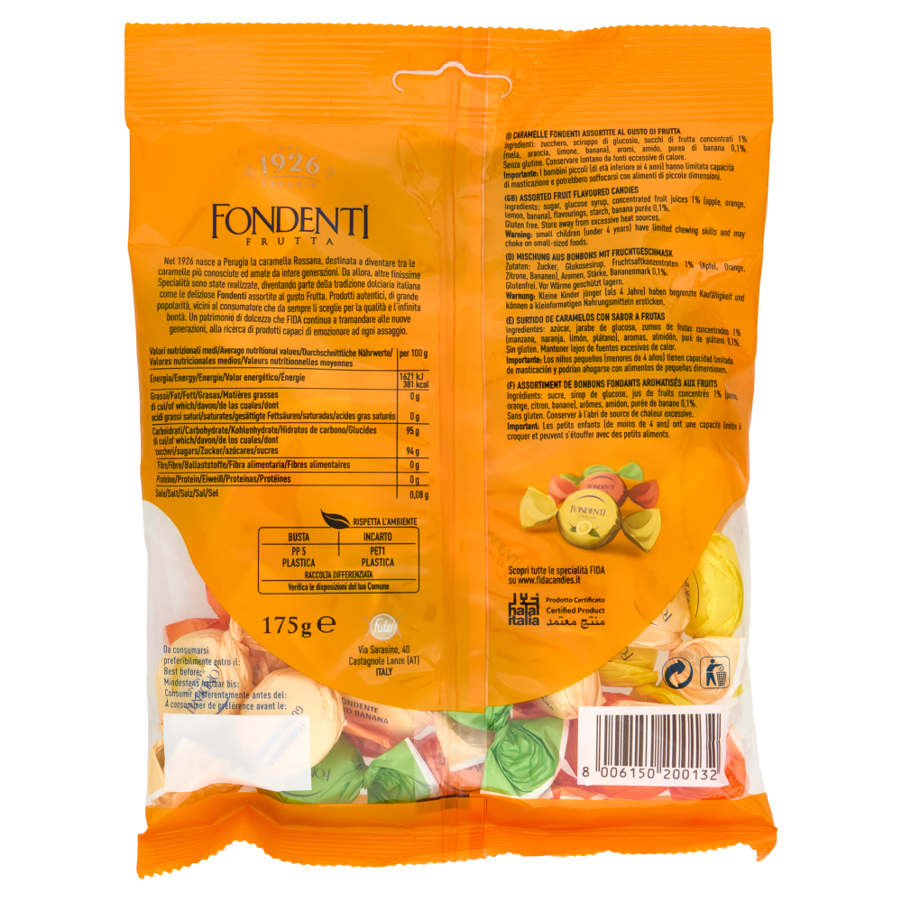 Dal 1926 Perugia Fondenti Frutta 175 g