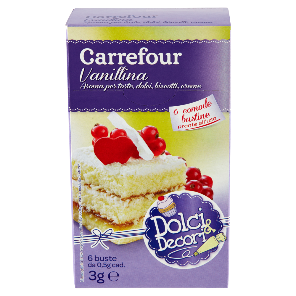 Carrefour Dolci & Decori Vanillina 3 g