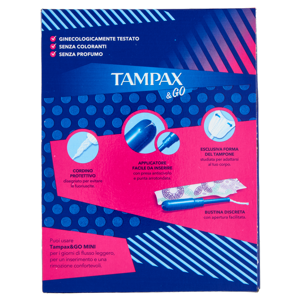 Tampax & Go Mini 18 pz
