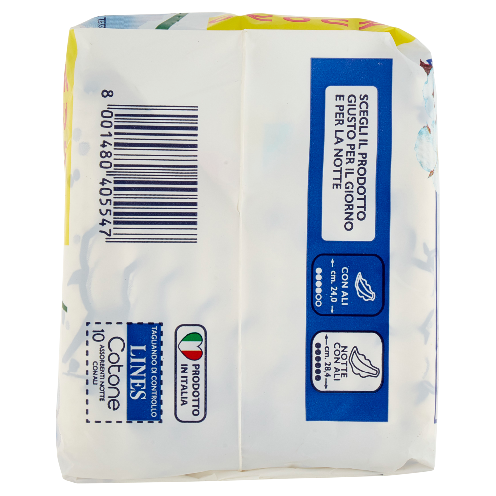 Lines Cotone by Lines Natura Notte con Ali 8 + 2 pz