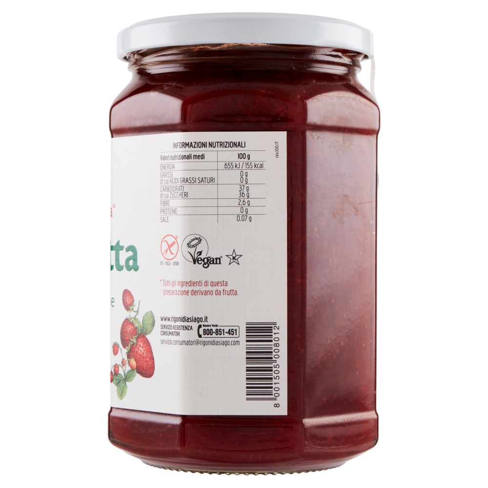 Rigoni di Asiago Fiordifrutta Fragole e fragoline di bosco bio 630 g