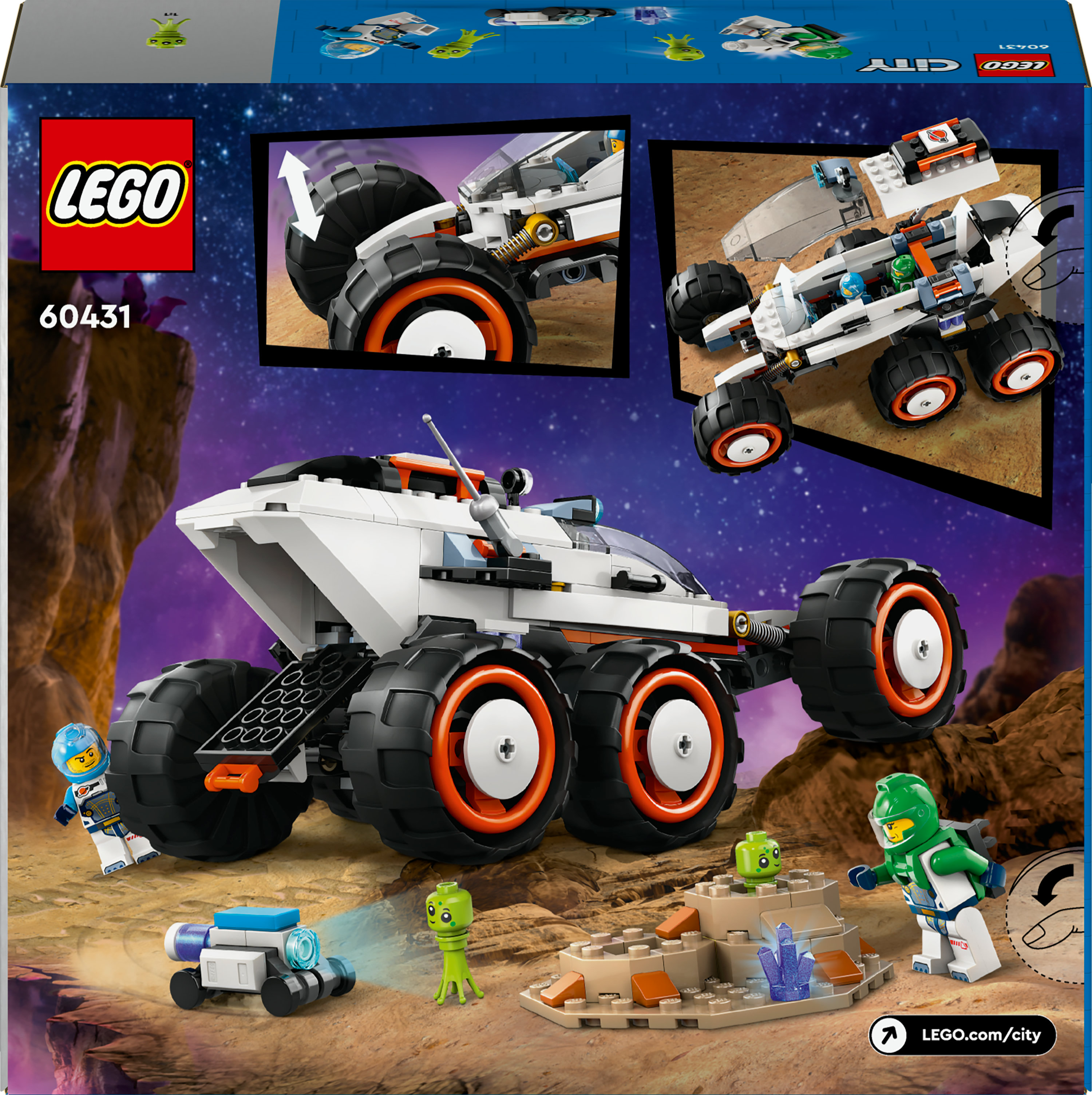 LEGO City Rover esploratore spaziale e vita aliena