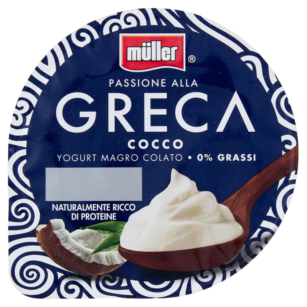 m&uuml;ller Passione alla Greca Cocco Yogurt Magro Colato 150 g