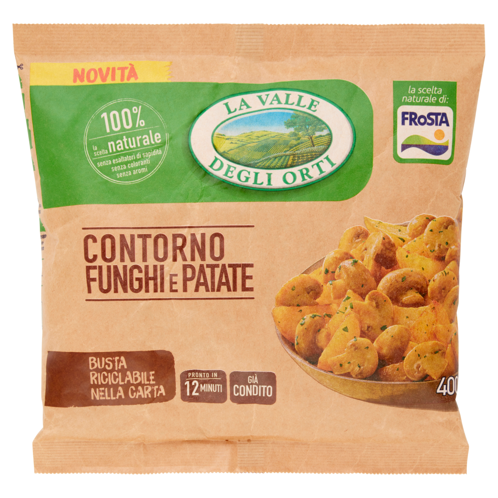La Valle Degli Orti Contorno Funghi e Patate 400 g