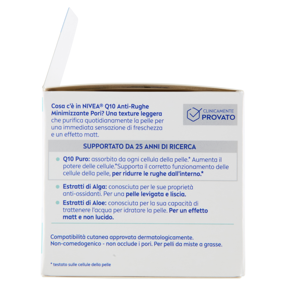 Nivea Q10 Anti-Rughe Minimizzante Pori Crema Giorno Extra Leggera SPF 15 Pelle Mista 50 ml