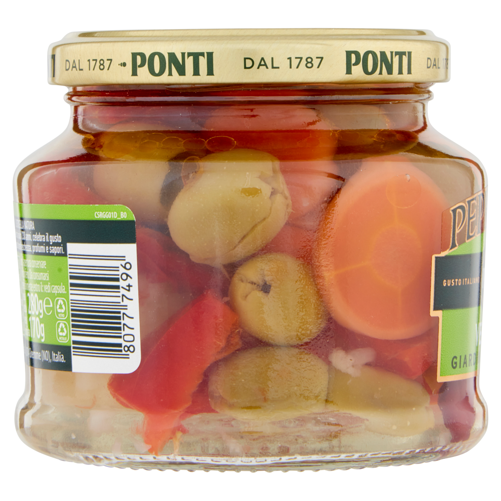 Ponti Peperlizia Verdure Giardiniera Premium 280 g