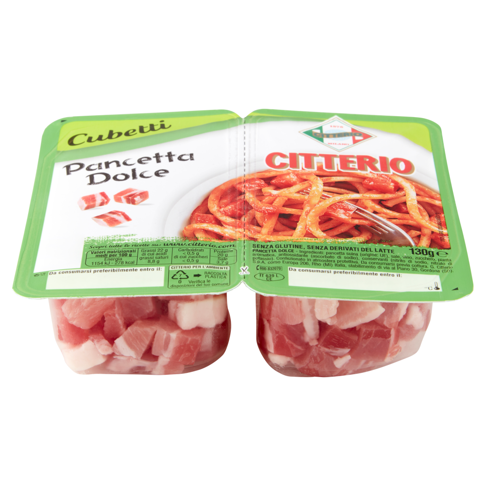 Citterio Cubetti Pancetta Dolce 130 g Carrefour