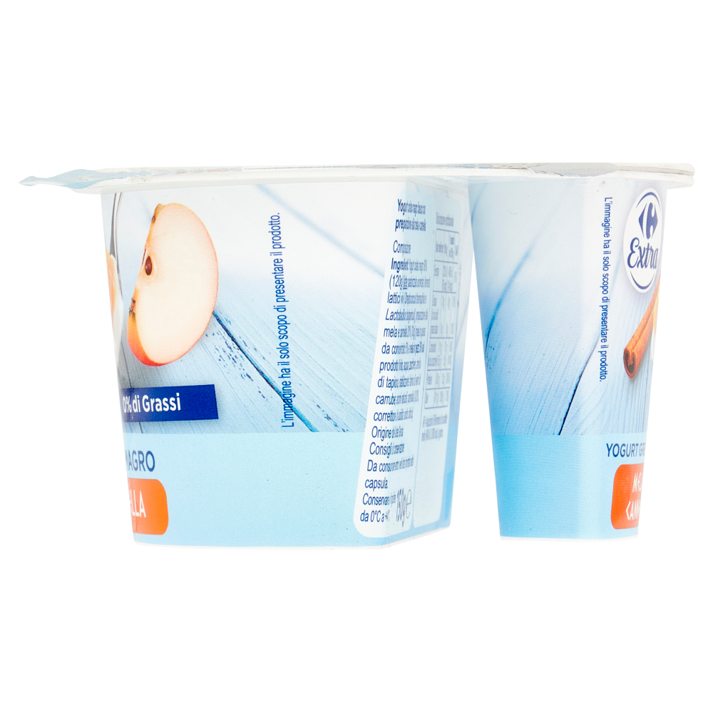 Carrefour Extra Yogurt Greco Magro Mela e Cannella 150 g