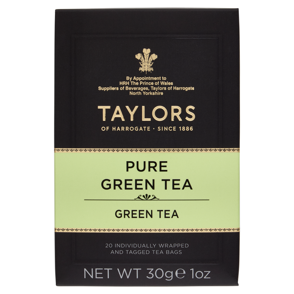 Taylors of Harrogate Pure Green Tea 20 Tea Bags 30 g