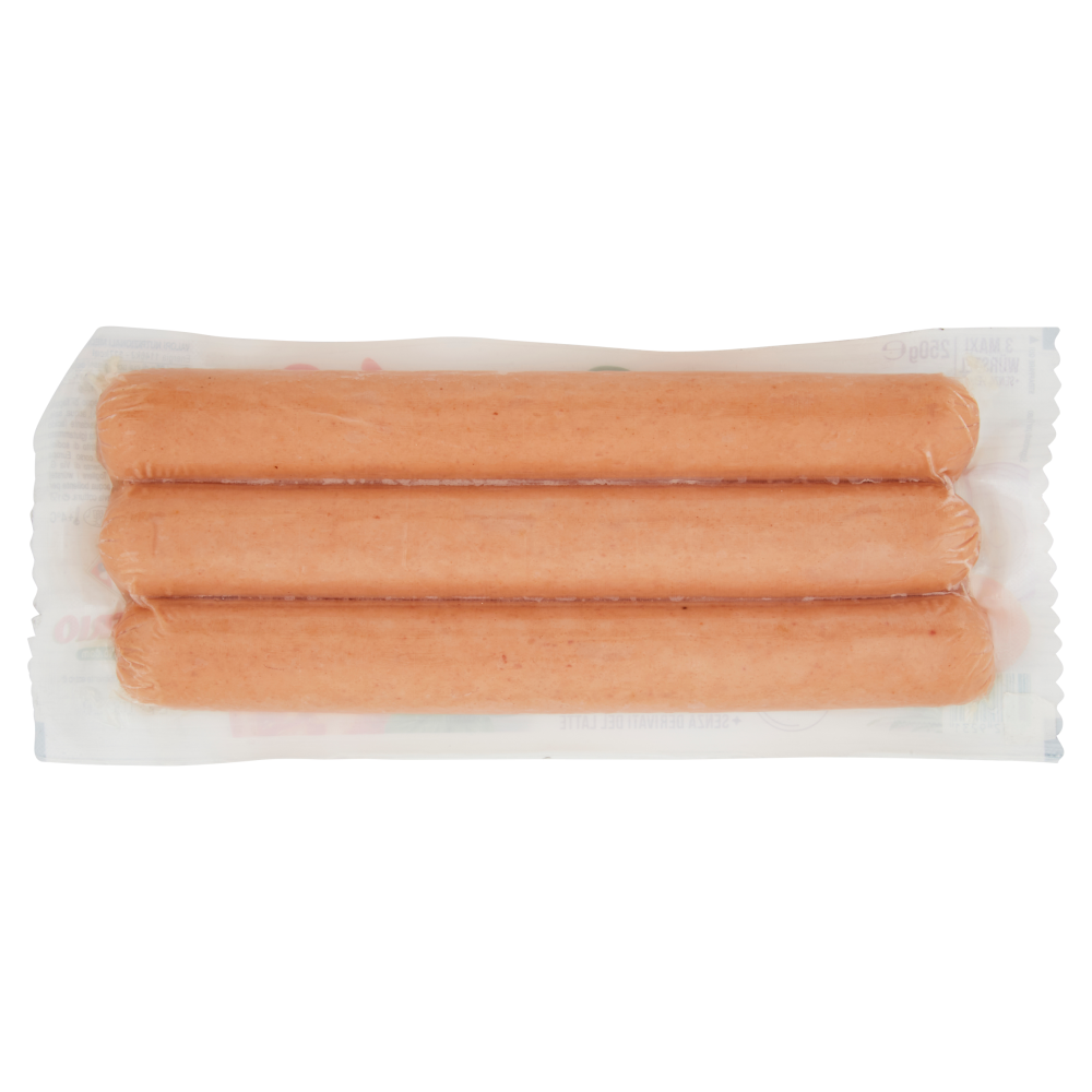 Citterio Wuoi? 3 Maxi W&uuml;rstel senza pelle Puro Suino 250 g