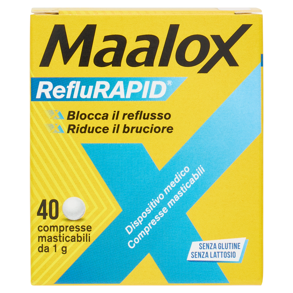 Maalox RefluRapid compresse masticabili 40 x 1 g
