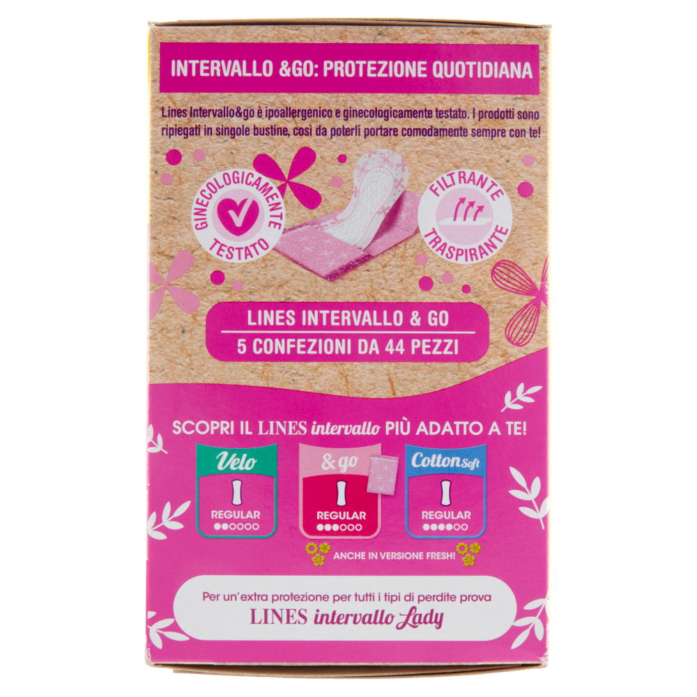 Lines intervallo & go Regular Penta Ripiegato 220 pz