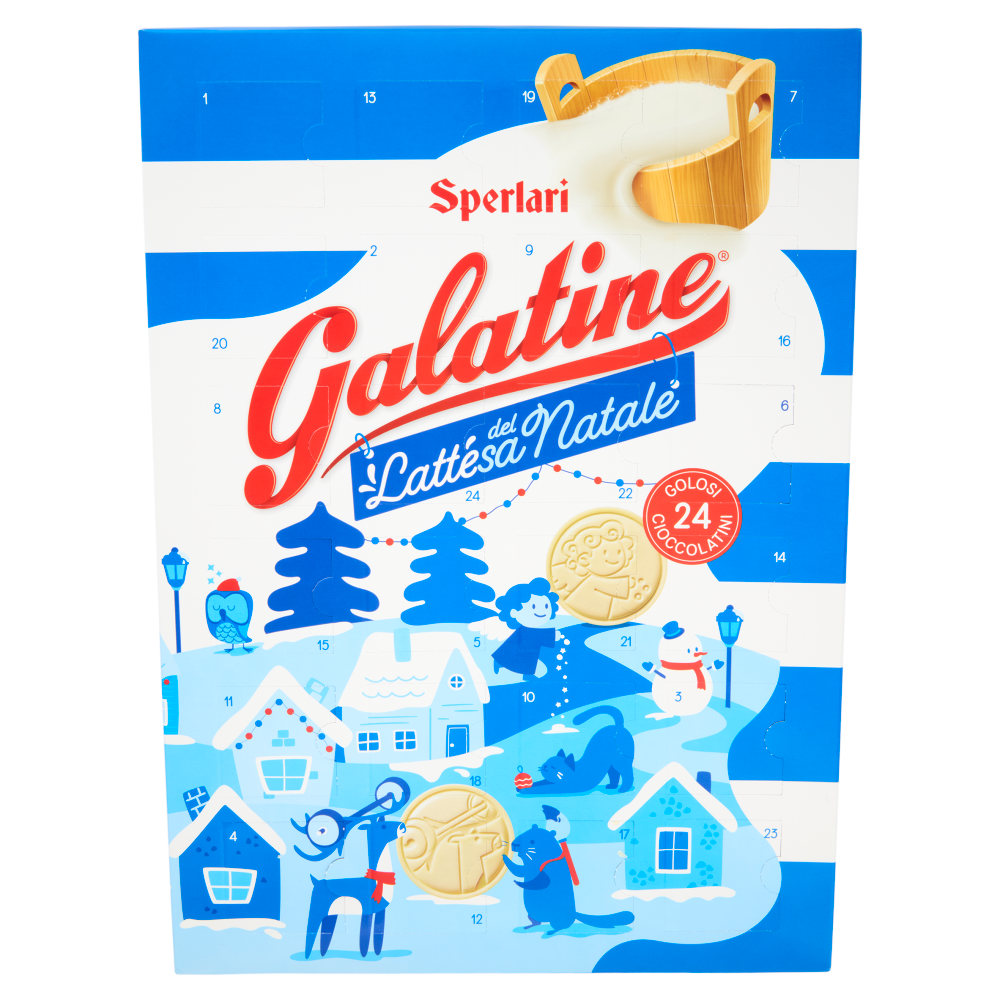 Galatine Calendario Avvento Lattésa del Natale 200 g