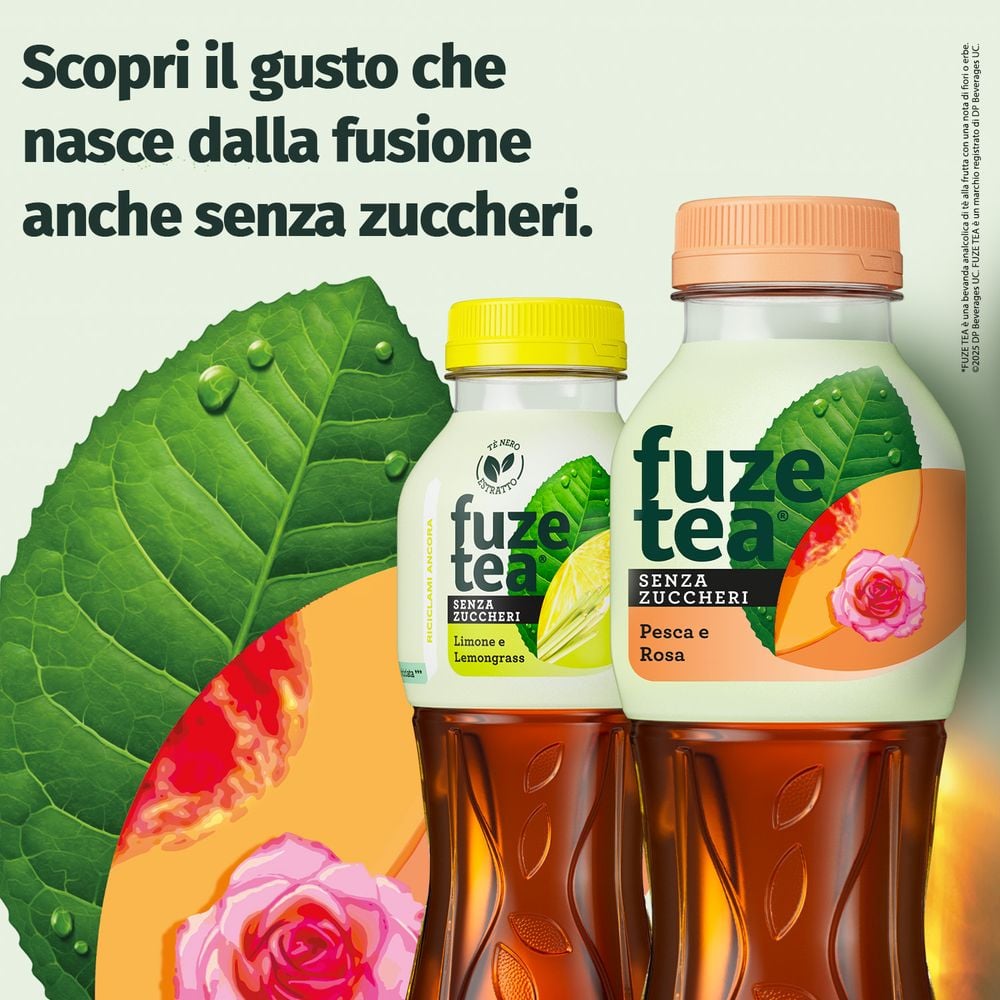 Fuze Tea Limone E Lemongrass Zero 400ml