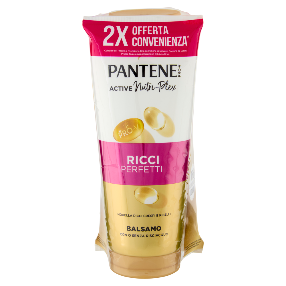 Pantene Pro-V Ricci Perfetti Balsamo Active Nutri-Plex 2 x 200 ml