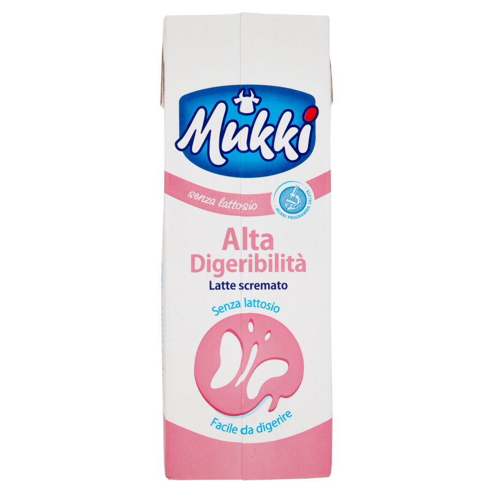 Mukki senza lattosio Alta Digeribilit&agrave; Latte scremato 1 Litro