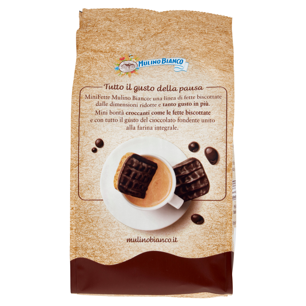 Mulino Bianco Mini Fette con Cioccolato fondente 110g