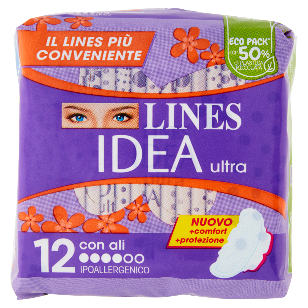Lines Idea ultra con ali 12 pz