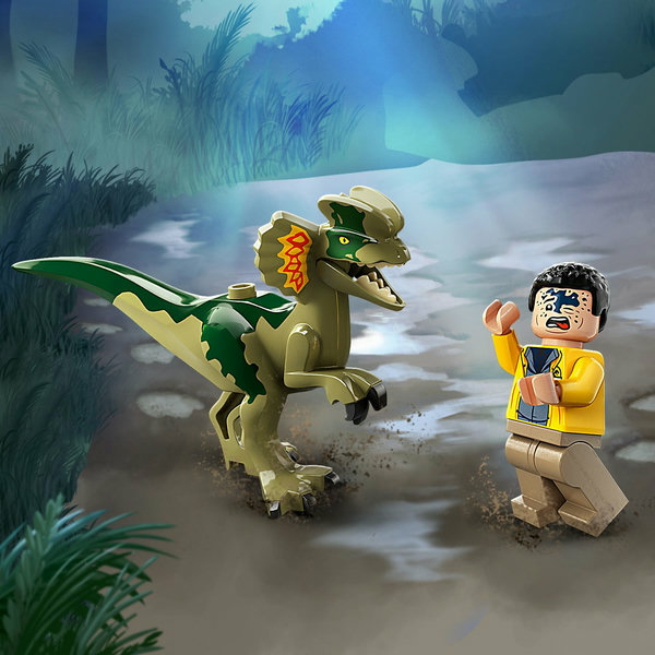 LEGO Jurassic World L&rsquo;agguato del Dilofosauro