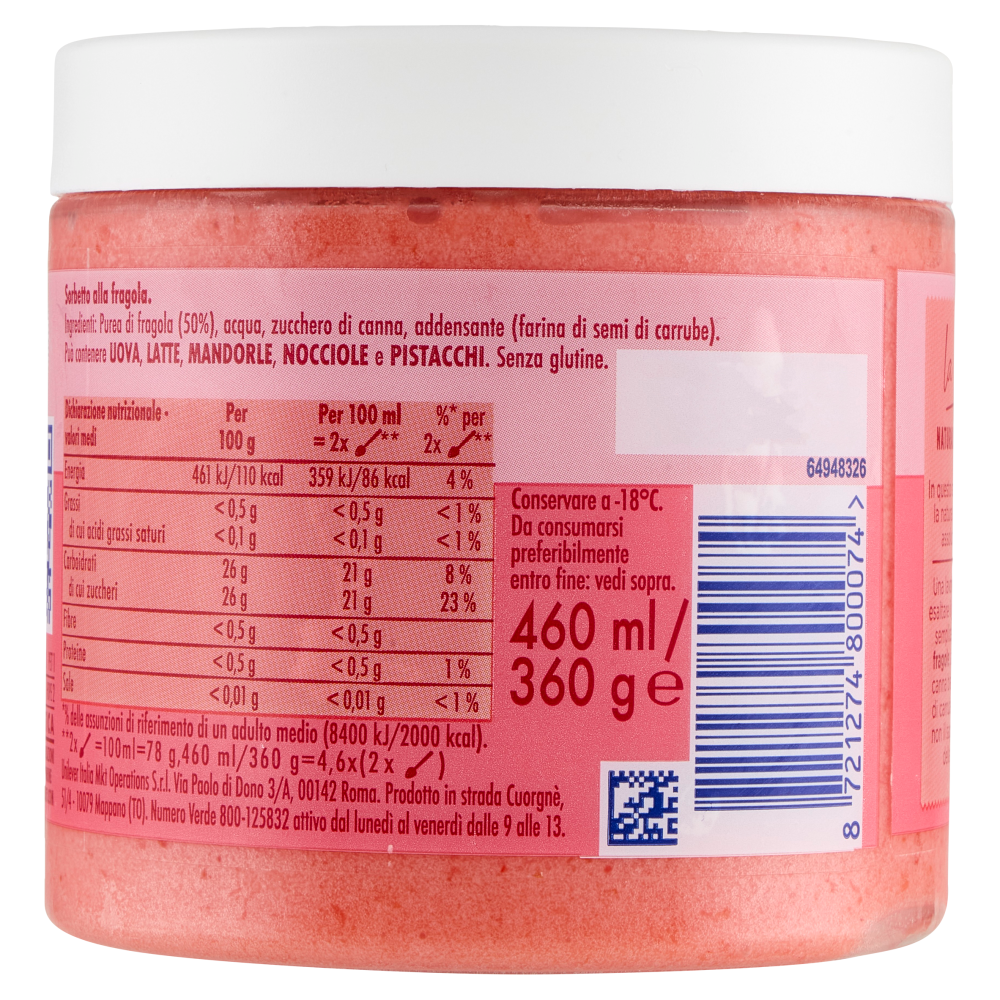 Grom Fragola Succosa 360 g