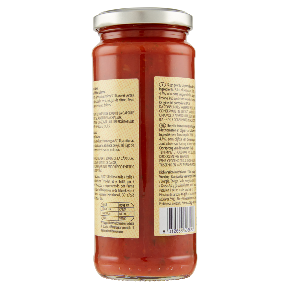Terre d'Italia Sugo alle olive 330 g