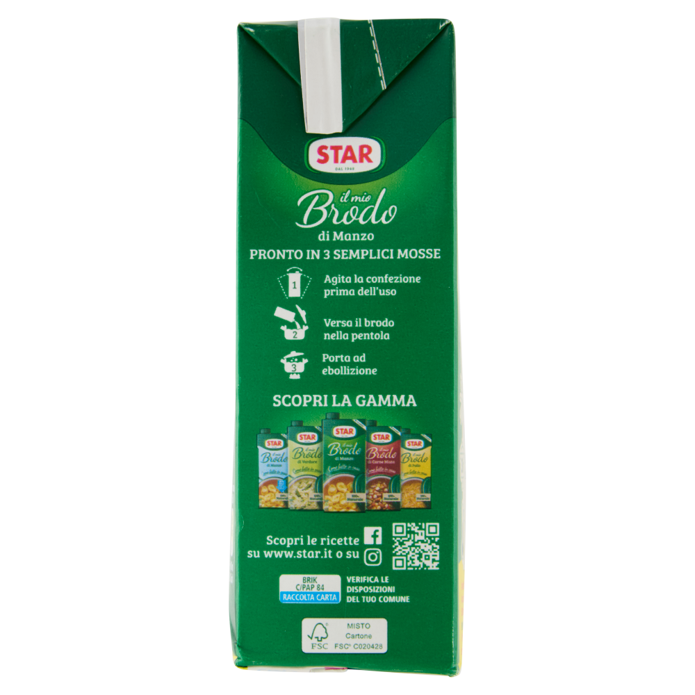 Star il mio Brodo di Manzo 500 ml