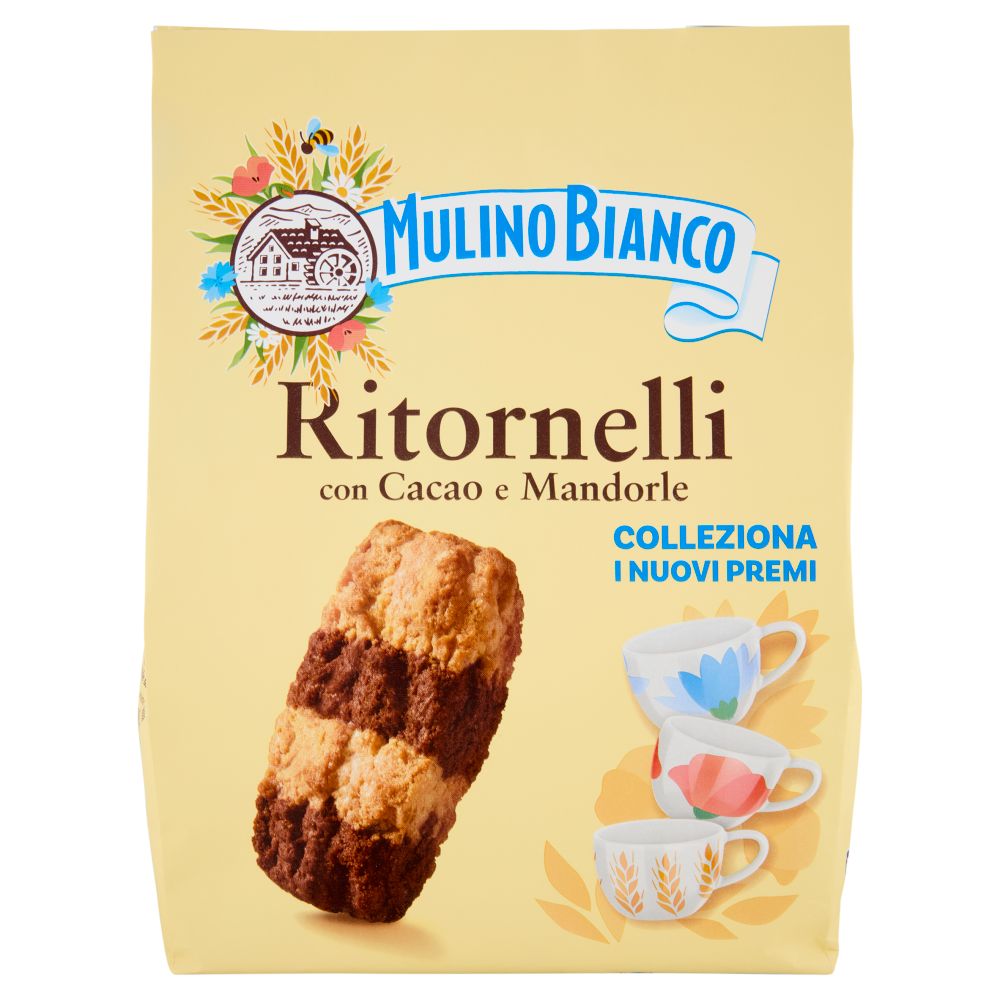 Mulino Bianco Ritornelli Biscotti con Cacao e Mandorle 700g