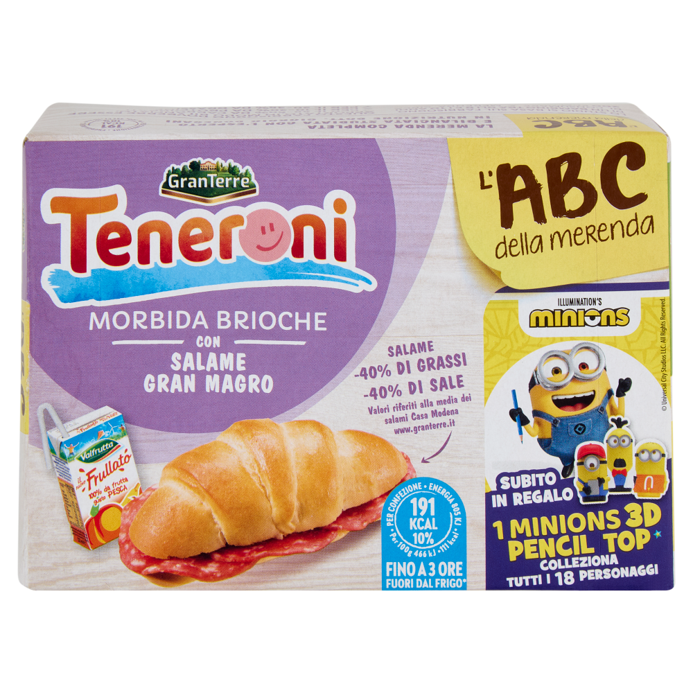 Teneroni Morbida Brioche con Salame Gran Magro 170 g