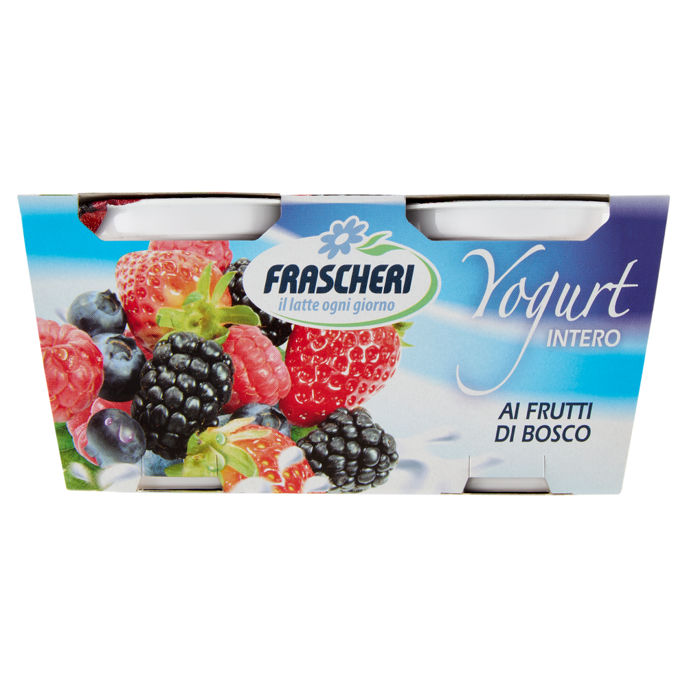 Frascheri Yogurt Intero ai Frutti di Bosco 2 x 125 g
