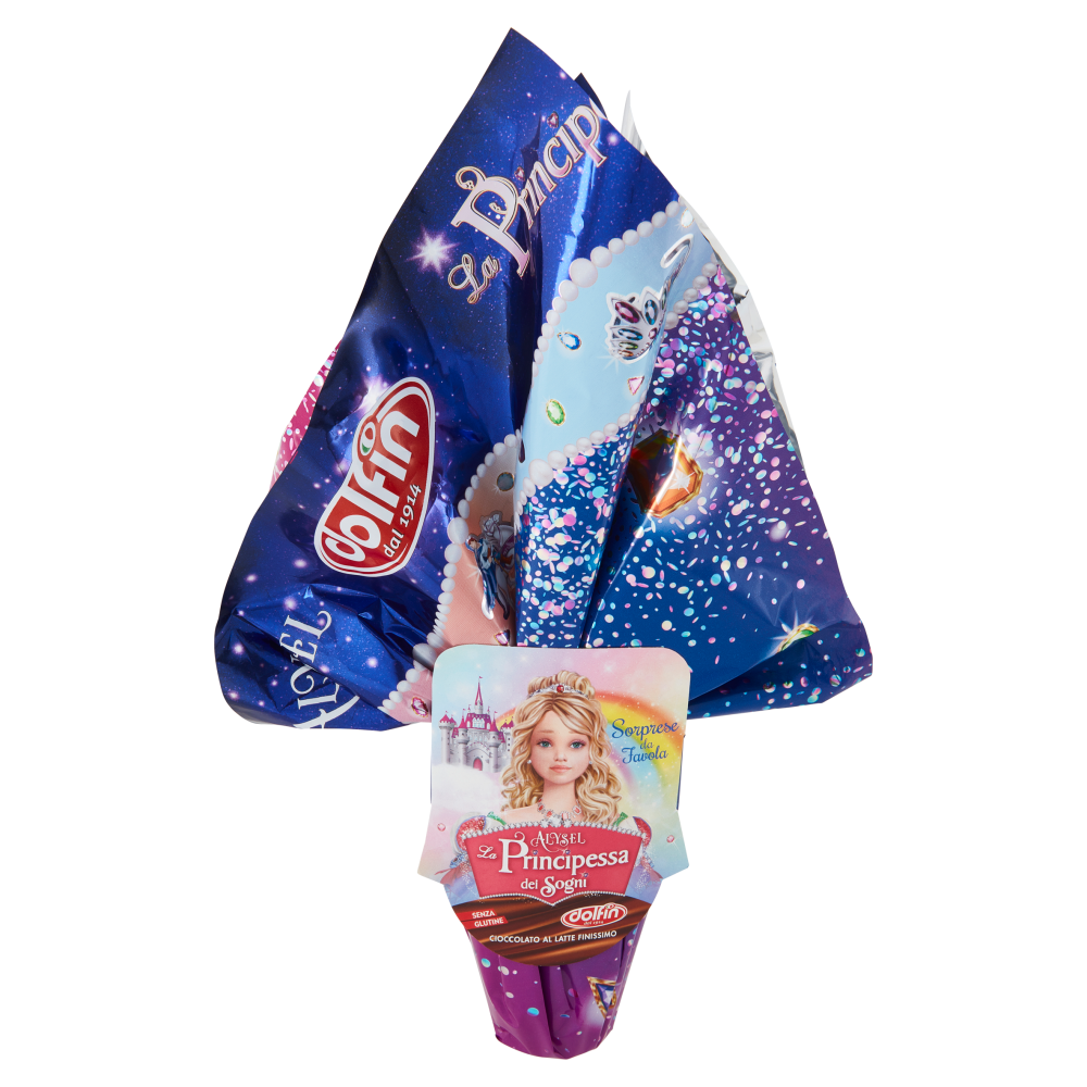 dolfin Uovo di Cioccolato al Latte Finissimo Alysel la Principessa dei Sogni 50 g