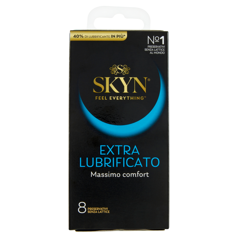 Skyn Extra Lubrificato Preservativi Senza Lattice 8 pz